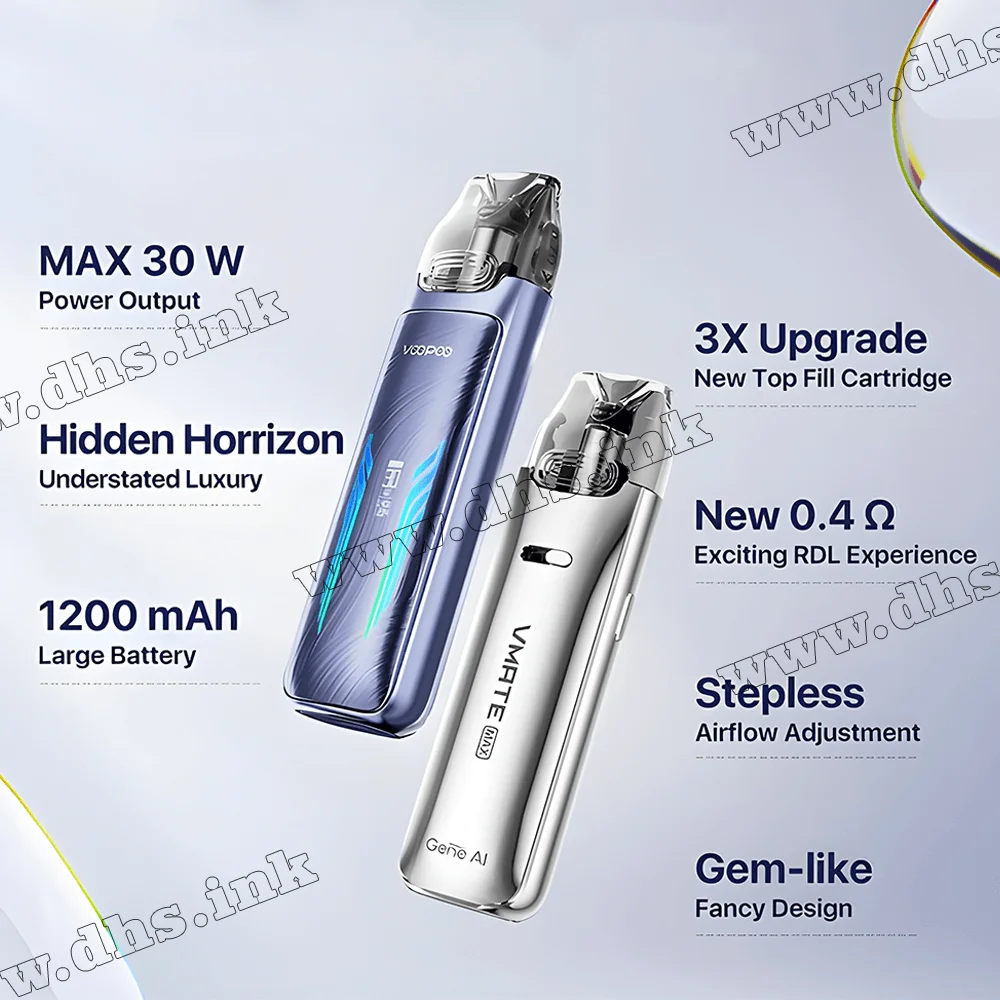 Многоразовая электронная сигарета - Voopoo VMATE Max Pod Kit 1200 мАч (Shiny Green)